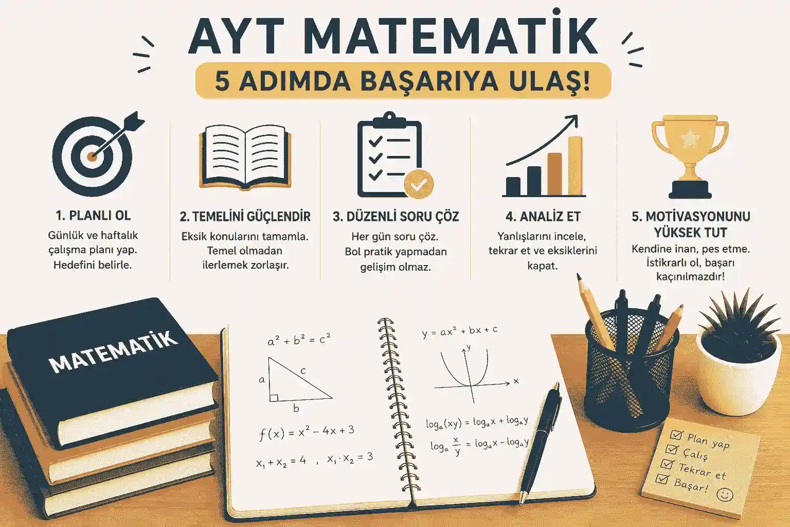 Matematiği Sevmeyen Öğrenciler İçin AYT Matematiği Kolaylaştıran Teknikler