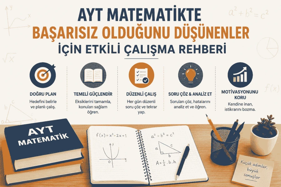 Matematik Yapamıyorum Diyen Öğrenciler AYT’de Nasıl Yüksek Netlere Ulaşabilir?