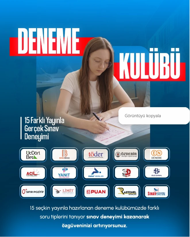 Üsküdar Sınav İleri Kurs ile Deneme Sınavlarına Girmek İçin Hemen Başvur